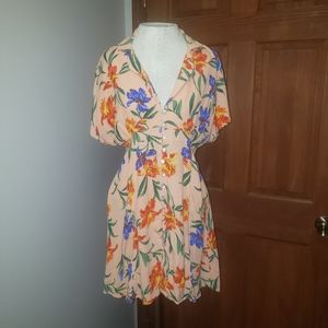 Forever 21 Contemporary Tropical Dress